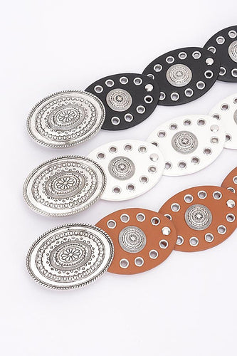 Oval Vintage Style Belt