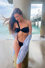 Load image into Gallery viewer, Black Asymmetrical Bikini