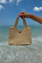 Load image into Gallery viewer, Raffia Mini Tote