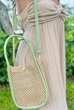 Load image into Gallery viewer, Sage &amp; Straw Bucket Bag