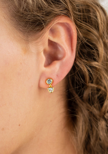 Diamond Drop Studs